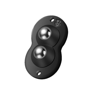 Furniture Caster <b>Swivel</b> Adhesive Plate Mount With Ball Bearing Precision Steel Wheels Minimalist Design Easy Installation - Product Image 3