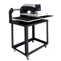 Presse à chaud électrique manuelle à double plateau pour l'impression de t-shirts et de vêtements 16x20 Sublimation