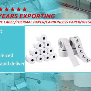 Direct Manufacturer Factory Receipt Cheap Machines Pos White BPA Printing 2 Custom POS Pulp or Supermarket Thermal <b>Paper</b> - Product Image 3