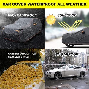 Cubierta <span class=keywords><strong>de</strong></span> coche Premium impermeable <span class=keywords><strong>para</strong></span> todo tipo <span class=keywords><strong>de</strong></span> clima lluvia nieve UV sol <span class=keywords><strong>granizo</strong></span> <span class=keywords><strong>Protector</strong></span> <span class=keywords><strong>para</strong></span> automóviles - Product Image 3