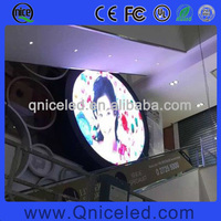 Pantalla LED Redonda de Diámetro de 2 pies, 3 pies, 4 pies, 5 pies, 6 pies, 7 pies, 8 pies, 9 pies, 10 pies, Pantalla LED Circular para Interiores y Exteriores, Pantalla de Video LED