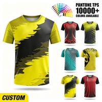 Kaos Pria Lengan Pendek Custom OEM ODM Motif Camo Sublimasi dengan Cetak 3D Seluruh Bagian untuk Streetwear