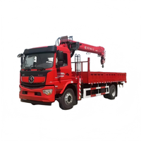 Crane Truk 4x2 8-ton yang Dipasang di Truk Diekspor ke Asia Tenggara, Pengiriman 24 Jam, dengan Kustomisasi Luar Negeri dan Dukungan Purna Jual.