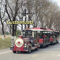 Mini-train sans rail personnalisé Train touristique électrique jeux pour centre commercial parc d'attractions en vente