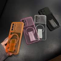 Coque de téléphone transparente de luxe antichoc avec support durable intégré pour iPhone 17 Pro Max – Prix usine, vente en gros