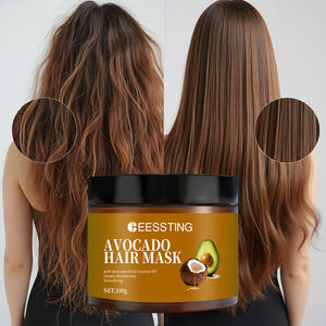 มาส์กผมอะโวคาโดและมะพร้าวออร์แกนิคคุณภาพสูง สำหรับผมเสีย บำรุงล้ำลึก เพิ่มความหนา ด้วยเคราติน - Product Image 2