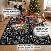 Couverture en flanelle personnalisable et lavable, imprimée de dessins animés d'animaux, marqueurs de couleur sûrs et non toxiques, DIY, 18 ans et plus, respectueux de la peau, pour la coloration