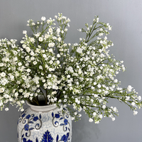 Karangan Bunga Pengantin Bunga Gypsophila Plastik Real Touch Bunga Babysbreath Batang Panjang Bunga Buatan