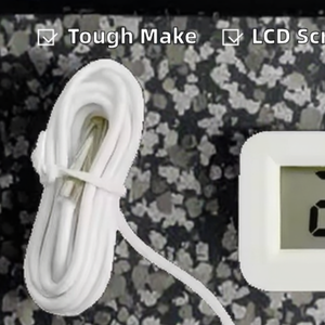 Termómetro Higrómetro Digital con Diseño Escandinavo Minimalista y Pantalla LCD para Hogares Estilo <span class=keywords><strong>IKEA</strong></span> - Product Image 1