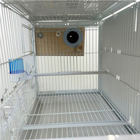 Vente en gros de cages à oiseaux en métal de style nouveau pour canaris, pinsons dorés, moineaux gris et grands oiseaux jaunes hibiscus