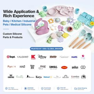 Ensemble d'alimentation pour bébé en silicone sûr et non toxique, vente en gros d'usine Es-Pro, produits de repas pour enfants personnalisés ODM/OEM - Product Image 5