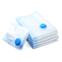 Sacs de compression sous vide transparents en matériau PAPE - Sacs de compression par aspiration pour la maison, pour les couettes, les vêtements, le rangement en voyage