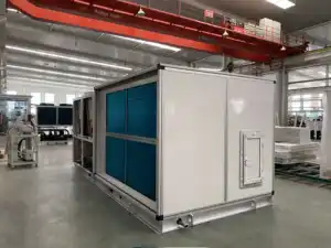 75/90 toneladas Unidades empaquetadas en la azotea Sistema Hvac Descongelación inteligente 140kw Unidades comerciales de aire acondicionado en la azotea