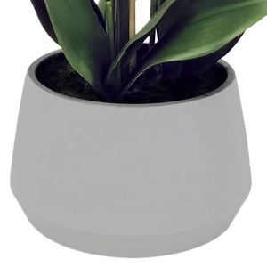 Orquídea Artificial de Alta Simulación Oh Arts, Bonsái de Orquídea Phalaenopsis Blanca Artificial para Decoración de Hoteles y Hogares - Product Image 6