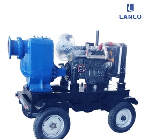 Hai bánh xách tay Trailer loại động cơ diesel máy bơm - Product Image 3