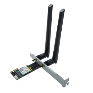 Ax210 <span class=keywords><strong>Wifi</strong></span> 6E <span class=keywords><strong>adapter</strong></span> không dây nhỏ ban bt5.3 Tri-Band 2.4G/5G/6GHz PCIe/M.2 mạng không dây Card OEM ODM OBM - Product Image 1