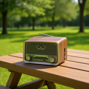 CPR Indie Portable Radio Bluetooth <b>USB</b> 19x15x10 Cm With Aux And Charge Port For Indoor Outdoor Use - Product Image 1