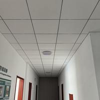 Plaque de plafond en fibre de verre insonorisante pour bâtiments publics, hôpitaux, stades