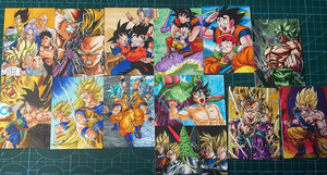 Tarjeta de Arte de Anime Forest Studio de alta calidad Tiktok Senlin TARJETA DE Anime pintada a mano DragonBalls Na Rutoed JJK tarjetas de arte - Product Image 6