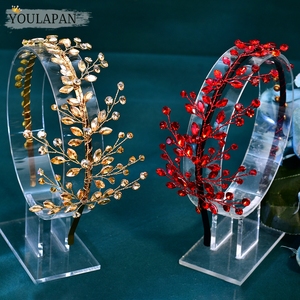 YouLaPan Diadème <span class=keywords><strong>de</strong></span> mariée en strass <span class=keywords><strong>de</strong></span> haute qualité, bijou <span class=keywords><strong>de</strong></span> <span class=keywords><strong>cheveux</strong></span> léger et antidérapant pour coiffure <span class=keywords><strong>de</strong></span> <span class=keywords><strong>mariage</strong></span> avec deux options <span class=keywords><strong>de</strong></span> couleur - Product Image 1