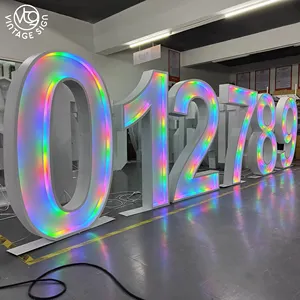 Numbers Led Custom Big Letter Lights Number 5ft Ready To Ship 3ft Marquee Alphabet Love Frontier Tailgate Letters