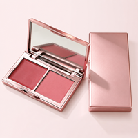 Fard à joues crème en poudre minérale, formule waterproof, légère, lisse, haute pigmentation, fini mat pour le visage, vente en gros, marque privée