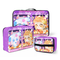 Tas Oxford Cetak Karakter Kawaii Custom Pabrik, Tempat Penyimpanan Selimut Anti Debu untuk Penggunaan Rumah Tangga