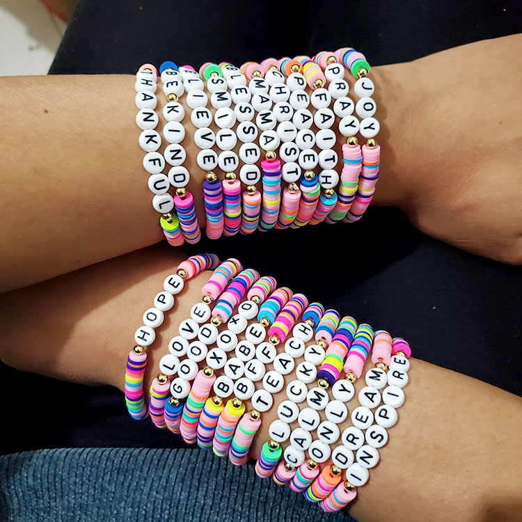 Mytovosn 10400 Perlen Set - Bunte Polymer Clay Beads Für DIY Schmuck