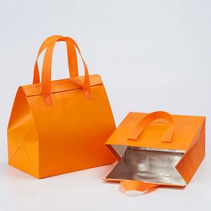 Sac isotherme pliable de haute qualité en non-tissé recyclé, portable, pour extérieur, sac à lunch, sac isotherme thermique - Product Image 4