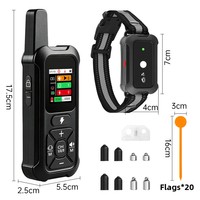 Collar con Valla Electrónica para Perros Dos en Uno, Impermeable IP67, Doble Modo de Funcionamiento, para Perros de Exterior, Suministros para Mascotas