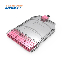 Boîte de module de Cassette OM4 MTP mk à LC, 12 24 Fibers, pour panneau de brassage de Fiber optique, Module de Cassette LGX MTP mps, offre spéciale