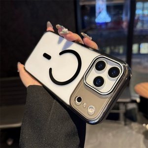 Nueva Funda Magnética Transparente Rígida para Teléfono Móvil, PC TPU para iPhone 17 Air 16 15 14 Pro Max, Carcasa Trasera Resistente a Impactos, OEM - Product Image 4