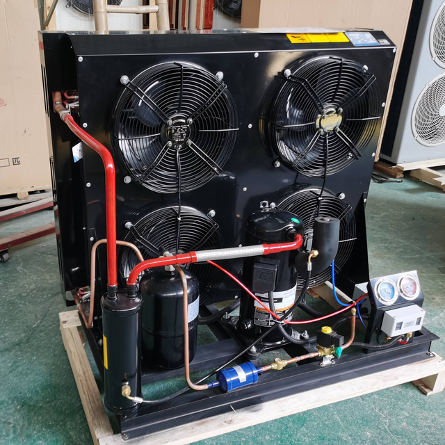 12HP Copeland White Scroll Compressor Condensing Unit with R22/R404/R410A Refrigerant 380V 1 Year Warranty for Cold Room Storage