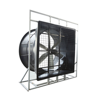 Ventilateur d'extraction industriel pour élevages avicoles, ventilateur conique en alliage d'aluminium pour serres, ventilation avicole 380V avec contrôle par application et télécommande