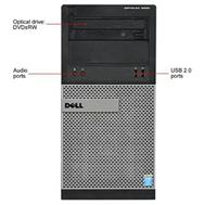 Ordinateur de bureau Dell OptiPlex 3020 MT d'occasion, I3-4170, 8 Go DDR3, 128 Go SSD + 500 Go HDD, carte graphique HD4400, VGA+DP