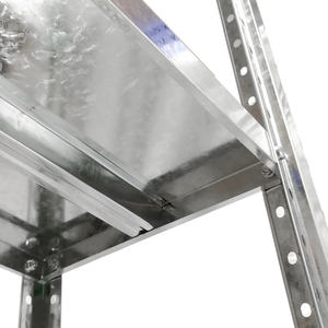 GI Light Duty <strong>Shelving</strong> Angle Steel Rack Galvanized Slotted Angle <strong>Shelving</strong> - Product Image 4