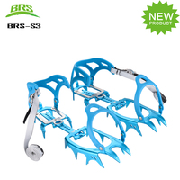 14 dents Griffes Crampons de Neige Spécial Al-Alliage Pince À Glace En Plein Air Escalade Alpinisme Équipement Non-Slip Crampons BRS-S3