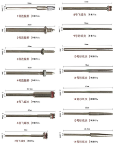 Tige de fixation pour papier abrasif 2,35 mm/3 mm, tige de connexion pour meuleuse rotative, mandrin pour disque de polissage pour meuleuse rotative - Product Image 6