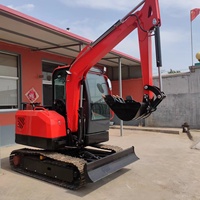 Mini-pelle à chenilles de 2.5 tonnes, vente directe en usine