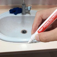 Outils de réparation de couture de décontamination de salle de bain de haute qualité marqueur de réparation de carreaux imperméable 12 couleurs stylo de coulis de carreaux de réparation