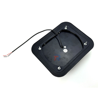 Nouveau carré rouge LED stroboscopique clignotant tableau de bord voiture Ambulance périmètre utiliser montage en Surface LED clignotant latéral lampe