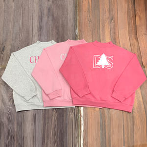 Sudadera de Felpa Suave y Acogedora de 380 g/m² para Mujer, Nueva Llegada, Parche Bordado Personalizado de Alta Calidad, Cuello Redondo Holgado - Product Image 6