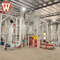 Ligne de production de granulés d'aliments pour porcs entièrement automatique en acier inoxydable Strongwin, état neuf, haute capacité 10 tonnes/heure