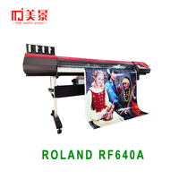 Druckereien und Werbeunternehmen Eco Inkjet-Drucker Gebrauchter Original Roland Rf640 Tintenstrahldrucker