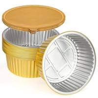 Barquette jetable ronde en pulpe moulée de qualité alimentaire pour soupes à emporter, avec couvercle en aluminium et feuille de PP, logo personnalisé, conteneur de 200 ml