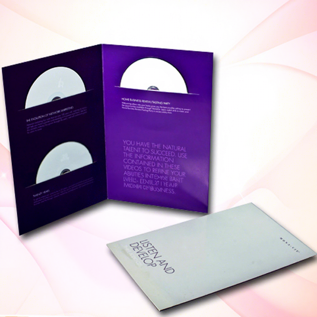 Vinyl Record Disc Replication with Custom Multi-cd 350g Vinyl Cardboard Folder Jacket Packaging Offset Printing ROHS Certified
