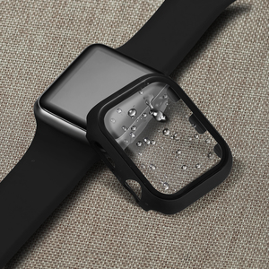 CAOWTAN Verre + PC Couverture Complète pour IWatch 7 Cas 45mm 41mm pour IWatch Cas Accessoires Protecteur D'écran pour <span class=keywords><strong>Apple</strong></span> <span class=keywords><strong>Watch</strong></span> Série 7 - Product Image 2