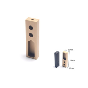 Support de tringle de penderie en aluminium avec manchon de protection pour profilé de penderie en aluminium - Product Image 5