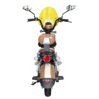 Moto électrique sportive 1500W 60V, vitesse maximale 50km/h, moteur roue arrière, cadre en acier carbone, frein à disque, pour trajets urbains