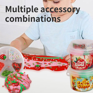 Nouvelle pâte à modeler fruitée, argile douce, tranches de cristal, pâte à modeler extensible et moelleuse, jouets en pâte à modeler pour enfants - Product Image 3